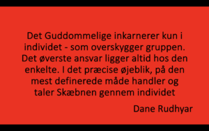 Dane Rudhyar, det guddommelige